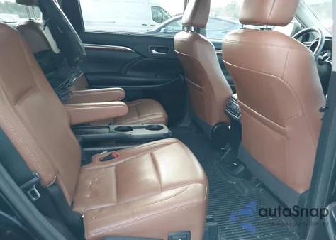 2017 Toyota Highlander Limited Platinum from USA, damaged, VIN 5TDDZRFH9HS483165